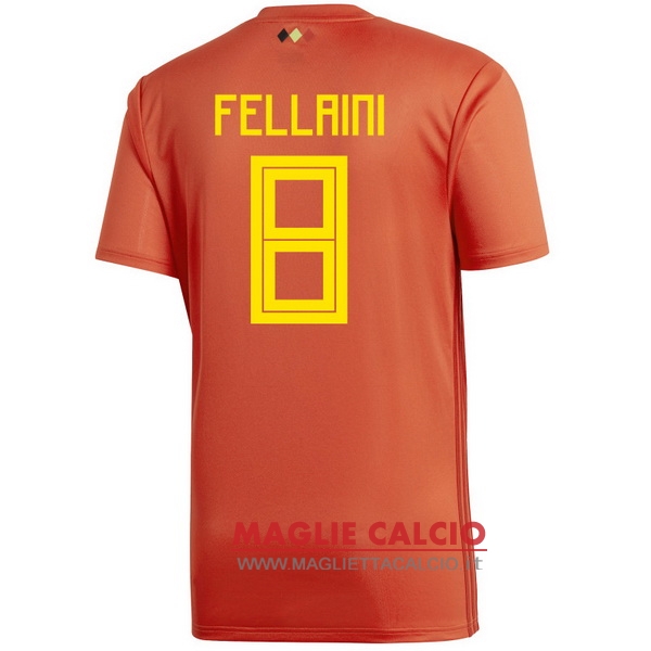 nuova maglietta belgio 2018 fellaini 8 prima
